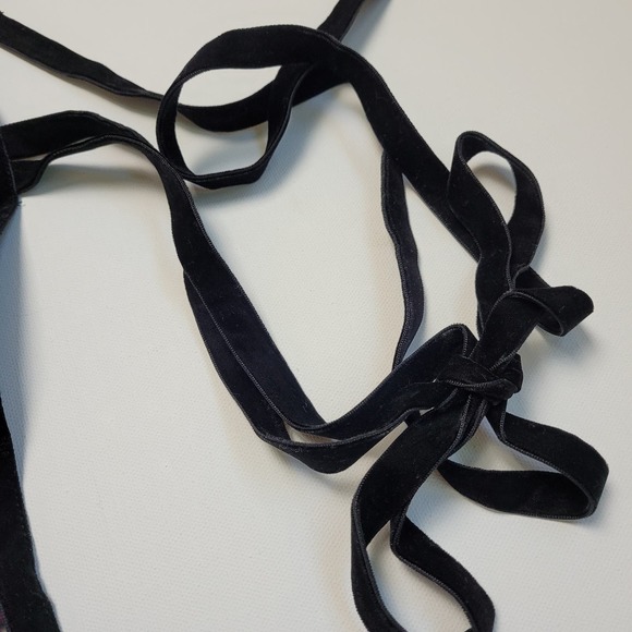 Likely Kakki Purple Off The Shoulder Halter Tie Micro Mini Dress Size 4 NWT - Picture 4 of 16